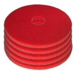 Lot de 5 disques rouge diam�tre au choix - 3m - les disques abrasifs