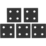 Lot de 5 embouts de profil�s en aluminium, plaques de recouvrement en alliage m�tallique pour pi�ces ...