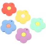 Feiyue - lot de 5 étiquettes porte - clés en gel de silice pour décoration de maison Feiyue - lot de 5 étiquettes porte - clés en gel de silice pour décoration de maison