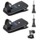 Lot de 5 fixation appareil photo sur sac � dos pour gopro support clip de sangle de sac � dos 360 degr�s ...