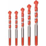 Lot de 5 foret carrelage verre, foret gres cerame, foret diamant, m�che pour carrelage, 6 mm, 8 mm, 10 ...