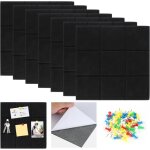 Lot de 5 grands tableaux d'affichage en feutre autocollants - 30 x 30 cm - tableau bulletin - dcoration ...
