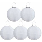 Lot de 5 lanternes solaires � led, lanternes solaires d'ext�rieur �tanches pour jardin, �glise, terrasse, ...