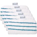 Lot de 5 lingettes microfibres rectangulaires pour black + decker balais vapeur - alternative � fsmp20 ...