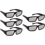 Lot de 5 lunettes de protection solaire pour �clipse, protection optimale contre les rayons nocifs du ...