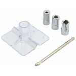 Lot de 5 mini trou de poche gabarit 6 / 8 / 10mm guide de forage adaptateur d'entranement compatible ...