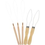 Lot de 5 outils de fabrication de bracelets en bois pour enfiler des perles, des chanes, des colliers, ...