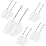 Lot de 5 paires embauchoir chaussures homme, transparent, embauchoirs � chaussures � longueur r�glable, ...