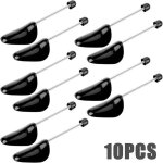 Lot de 5 paires embauchoirs en plastique, embauchoirs chaussures - avec ressort spirale, forme chaussure, ...