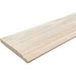 Lot de 5 plinthes plaqu�es ch�ne mdf, l. 2, 23 m x l. 14, 8 cm x ep. 16 mm