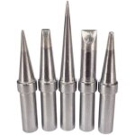 Lot de 5 pointes de fer � souder de rechange pratiques sans plomb eta etb etd ets ett pour weller wesd51 ...