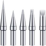 Lot de 5 pointes de fer � souder de rechange pratiques sans plomb eta etb etd ets ett pour weller wesd51 ...