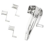 Lot de 5 rpes  fromage en acier inoxydable, rpe  fromage rotative portative, coupe - fromage et trancheuse ...