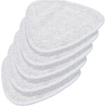Lot de 5 recharge pour balai vapeur vileda steam, nettoyeur balai vapeur, accessoire balai vapeur microfibre ...