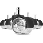 Lot de 5 roulettes chaise de bureau, 11 x 22 mm roulette chaise bureau, rotation � 360 degr�s sans rayures, ...