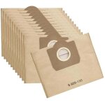 Lot de 5 sacs filtrants en papier pour aspirateur karcher wd3 wd3p mv3 rechange accessoires