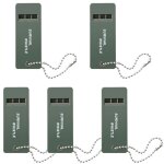 Lot de 5 sifflets de survie multiples en plein air - sifflet de premiers secours - signal d'urgence - ...