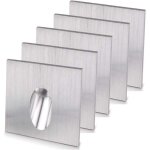 Lot de 5 spots led encastrables carr�s pour chemin d'escalier porche 1w ac 100 - 245v blanc chaud
