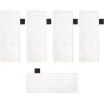 Lot de 5 tampons en microfibre pour sol compatibles avec les nettoyeurs vapeur karcher easyfix sc2 sc3 ...