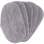 Lot de 5 tampons de rechange en microfibre pour nettoyeur vapeur leifheit cleantenso