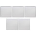 Lot de 5 trappes de visite métallique laquée blanche semin 400 mm x 400 mm - ouverture poussez / lâchez ... Lot de 5 trappes de visite métallique laquée blanche semin 400 mm x 400 mm - ouverture poussez / lâchez ...