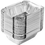 Lot de 50 bo�tes en aluminium for �gouttoir � vaisselle plateaux en aluminium(410ml)