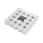 Lot de 50 bougies chauffe - plat tentation 3, 8cm blanc Lot de 50 bougies chauffe - plat tentation 3, 8cm blanc