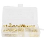 Lot de 50 crochets muraux dor�s 30 lb avec clous en acier pour accrocher cadres photo, peintures num�riques ...