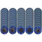 Lot de 50 disques abrasifs � changement rapide de 5 cm pour accessoires de meuleuse, rev�tement en oxyde ...