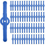 Lot de 50 lames de tondeuse en plastique de 139 mm, lames de rechange pour tondeuse sans fil, accessoires ...