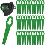 Lot de 50 lame de tondeuse en plastique, lame de rechange compatible avec tondeuse sans fil mod�le universel ...