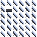 Lot de 50 meubles patins coulissants en t�flon planeurs de meubles avec clous patins de chaise � clouer ...