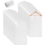 Lot de 50 pi�ces housses de v�tements transparents 60x120cm housse vetements � suspendre sacs � v�tements ...