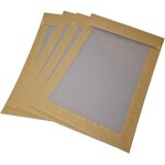 Tremplin editions - lot de 50 pochettes dos carton (enveloppes) c4 229 x 324 kraft 120 gr