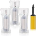 Lot de 50 sacs de protection gonflables pour bouteille de vin avec pompe gratuite pour voyage, avion, ...