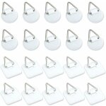 Lot de 50 supports adh�sifs invisibles de 2, 5 cm, supports verticaux adh�sifs pour plaques murales, ...