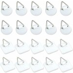 Lot de 50 supports adhsifs invisibles de 2, 5 cm, supports verticaux adhsifs pour plaques murales, ...