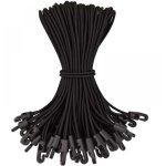 Lot de 50 tendeurs �lastiques avec crochets, tendeurs en caoutchouc avec crochets pour b�che de piscine ...