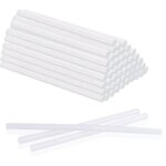 Lot de 53 b�tons de colle thermofusible, � 7 mm x 190 mm, b�tons de colle thermofusible, b�tonnets de ...