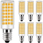 Lot de 6 ampoule e14 9w led �quivalent ampoule halog�ne 75w - blanc chaud 3000k - not dimmable - ac 220 ...