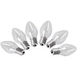 Lot de 6 ampoules de la lampe de sel de l'himalayae12, 15 watt pour le d�cor de l'�clairage de la chambre ...