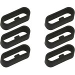 Lot de 6 anneaux de montre en silicone pour montre intelligente, anneaux de bracelet en caoutchouc, adapt�s ...