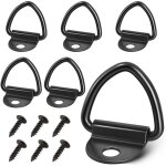 Lot de 6 anneaux en v, anneaux de construction, heavy duty 85 x 63 mm, anneau de montage en v, avec accessoire ...