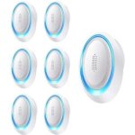 Lot de 6 antiparasitaires int�rieur - repulsif souris - ultrason souris et rats - anti souris - lutte ...