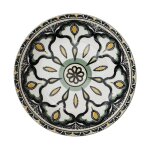 Lot de 6 assiettes creuses 'mandala' 20cm vert