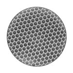 Lot de 6 assiettes plates  bohemia rond  26cm noir