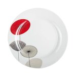 Secret de gourmet - lot de 6 assiettes plates 'osara' 27cm blanc Secret de gourmet - lot de 6 assiettes plates 'osara' 27cm blanc