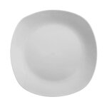 Lot de 6 assiettes plates  plaza  25cm blanc