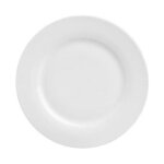 Lot de 6 assiettes porcelaine  uni  24cm blanc
