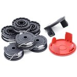 Vurahome - lot de 6 bobines de fil pour coupe - bordures bosch f016800351 (longueur 6 m, diam�tre 1, ...